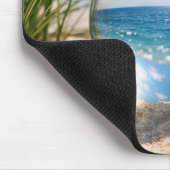 Sailboat Reflection In Glass Sphere マウスパッド (コーナー)