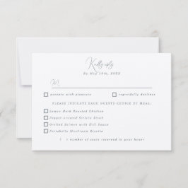 Sailboat RSVPの航海の食事の選択肢 出欠カード