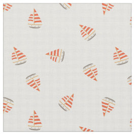 Sailboat summer checker  ファブリック