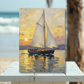 Sailboat Themed Happy Father's Day カード