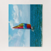 Sailboat with Rainbow Spinnaker ジグソーパズル (縦)