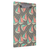 Sailboatsお洒落クリップボード クリップボード (右)