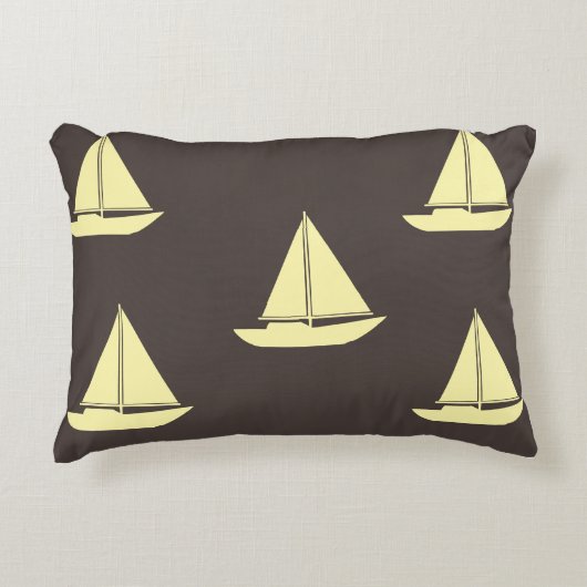 Sailboats アクセントクッション (正面)