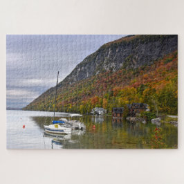 Sailboats at Rest on Lake Willouby, Vermont ジグソーパズル