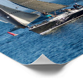 Sailboats Entering Channel. Marina Del Rey, CA ポスター (角)