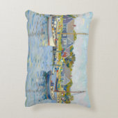 Sailboats Impressionism New England アクセントクッション (裏面(縦))