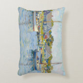 Sailboats Impressionism New England アクセントクッション (正面(垂直))