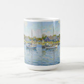 Sailboats Impressionism New England コーヒーマグカップ (中央)
