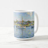Sailboats Impressionism New England コーヒーマグカップ (正面右)