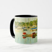 Sailboats on Lake Harriet Coffee Mug マグカップ (正面左)