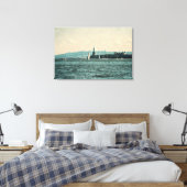 SAILBOATS ON NEW YORK BAY Canvas Art キャンバスプリント (インサイチュ (寝室))