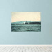 SAILBOATS ON NEW YORK BAY Canvas Art キャンバスプリント (インサイチュ (ウッドフロア))