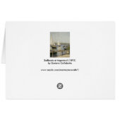 Sailbots at Argenteuil by Gustave Caillebotte (裏面横)