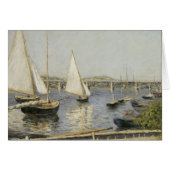 Sailbots at Argenteuil by Gustave Caillebotte (正面横)