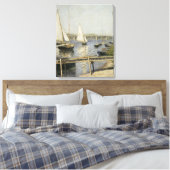 Sailbots at Argenteuil by Gustave Caillebotte キャンバスプリント (インサイチュ (寝室))