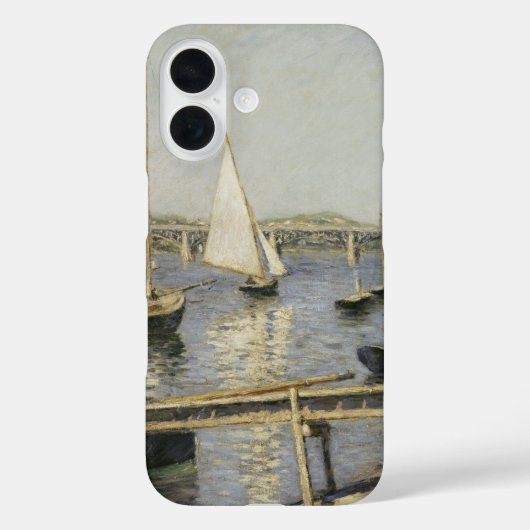 Sailbots at Argenteuil by Gustave Caillebotte Case-Mate iPhoneケース (裏面)