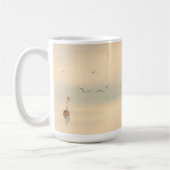 Sailbots At Sea 航海の Art by Louis Prang & Co. コーヒーマグカップ (左)