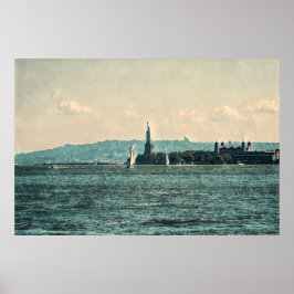 SAILBOTS ON NEW YORK BAYポスター ポスター