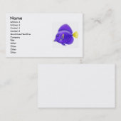 Sailfinの紫色の独特の味 名刺 (正面/裏面)