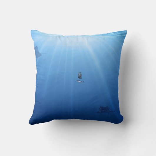 Sailfishの攻撃の枕 クッション (裏面)