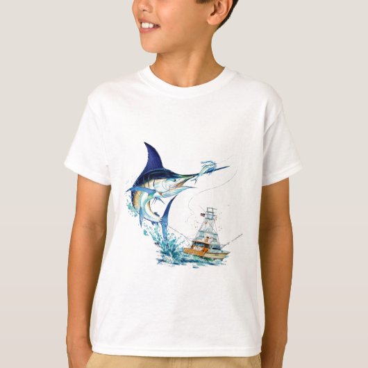 Sailfishは餌を取ります Tシャツ (正面)