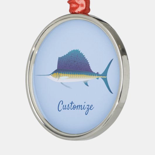 Sailfish Thunder_Cove メタルオーナメント (左)