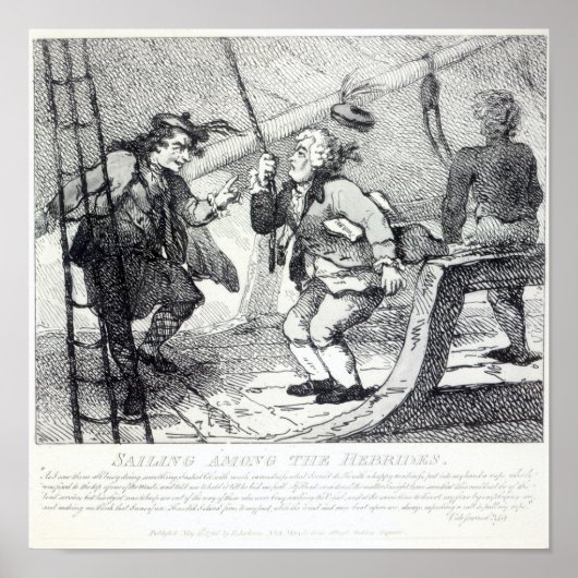 Sailing Among the Hebrides ポスター (正面)