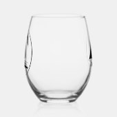 Sailing boat ステムなしワイングラス (左)