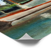 Sailing Boat on Norfolk Broads ポスター (角)