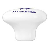 Sailing Boat Personalized Name セラミックノブ (側面)