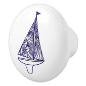 Sailing Boat Yacht Nautical セラミックノブ (右)