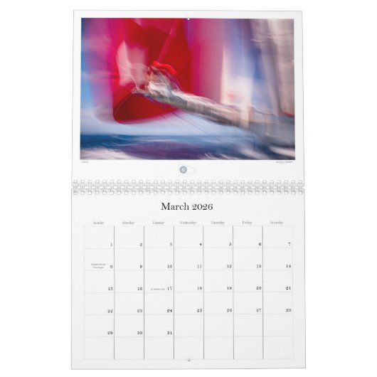 Sailing Calendar by Cory Silken カレンダー (3月 2026)