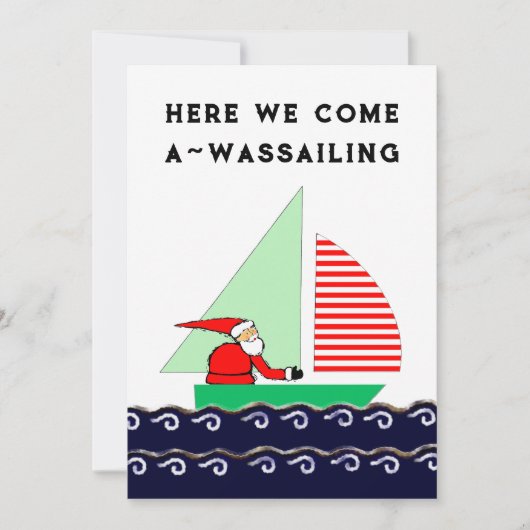 Sailing Christmas cards シーズンカード (正面)