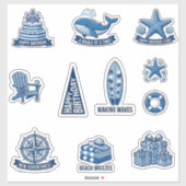 Sailing Dreams Nautical Sticker Sheet シール (シート)