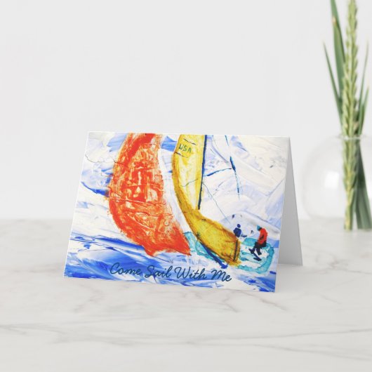 Sailing Greeting Card カード (正面)
