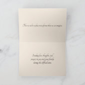 SAILING HERE & BEYOND SYMPATHY CARD サンキューカード (内部)