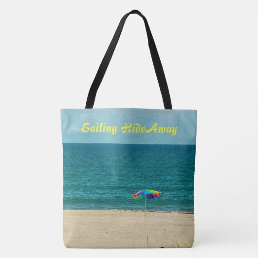 Sailing HideAway LARGE Beach Shoulder Tote トートバッグ (正面)