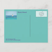 SAILING IN KAUAI/「SAILING IN KAUAI」「SAILING IN KAU ポストカード (裏面)