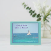 SAILING IN KAUAI/「SAILING IN KAUAI」「SAILING IN KAU ポストカード (スタンド正面)