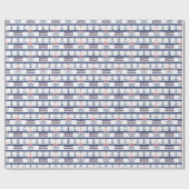 Sailing Into Retirement Nautical Wrapping Paper ラッピングペーパー (フラット)