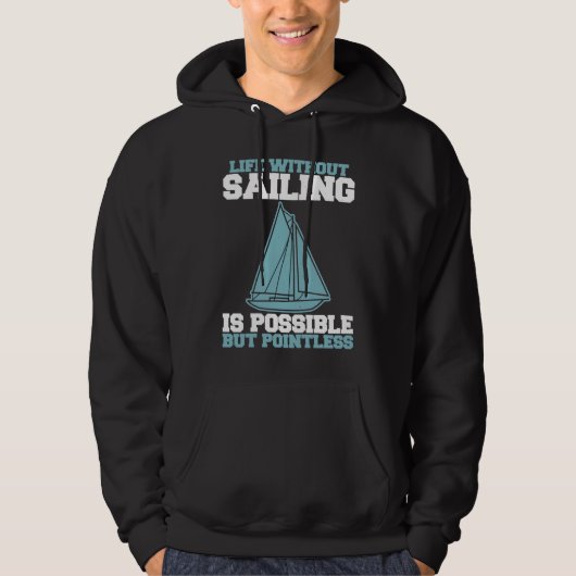 Sailing Life without sailing is possible but point パーカ (正面)