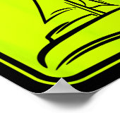 Sailing Logo Symbol Square Sailboat Ship Captain C ポスター (角)