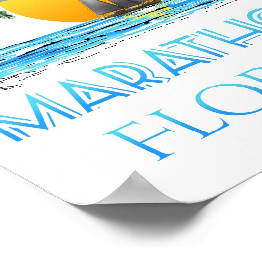 Sailing Marathon Florida ポスター (角)