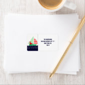 Sailing Nautical Christmas ラベル (インサイチュ)