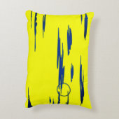 "Sailing" Ocean Art Pillow アクセントクッション (裏面(縦))