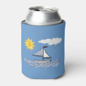 Sailing Sailboat Summer Days 缶クーラー (缶正面)