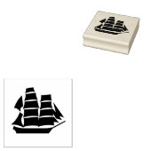 Sailing Ship ラバースタンプ (押印)