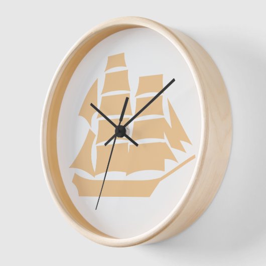 Sailing Ship 壁時計 (傾斜)