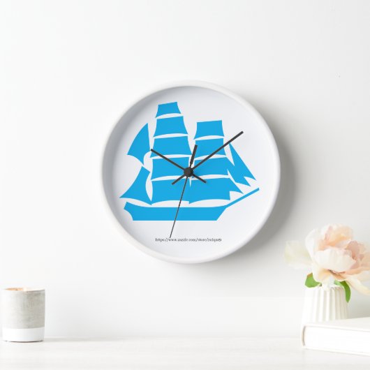 Sailing Ship 壁時計 (ホーム)
