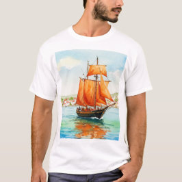 Sailing ship tシャツ
